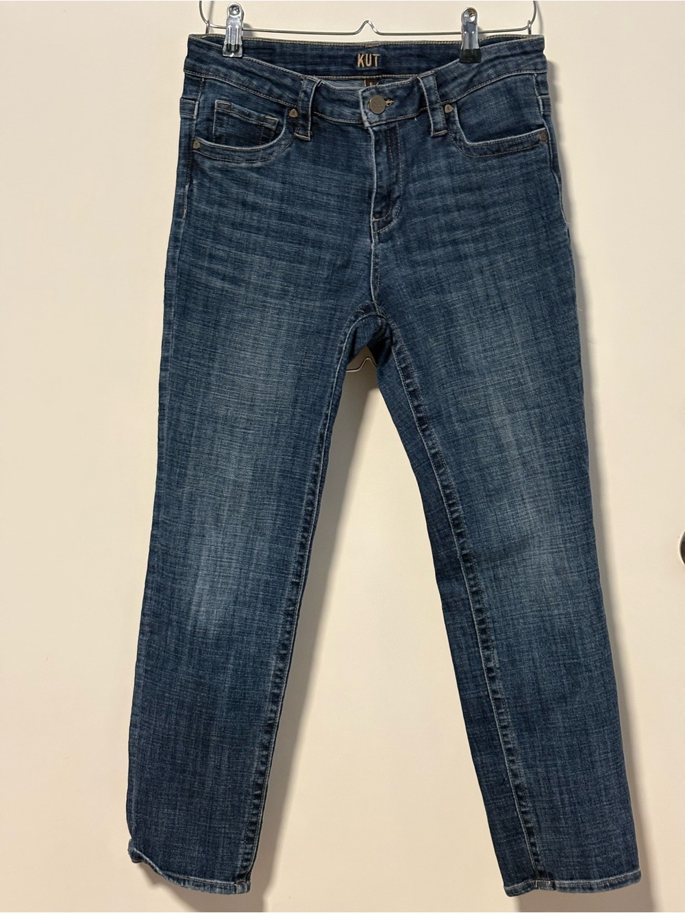 Kut from the Kloth Dark Blue Straight Leg Jeans